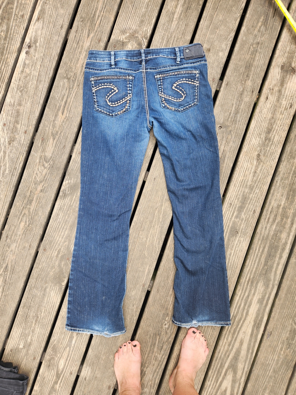 Silver Aiko Bootcut Jeans Women's Jeans